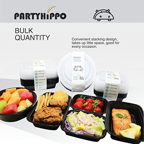 Small Meal Prep Containers Single Lids (12oz 12 Pack)