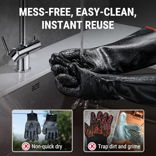 932°F Heat Resistant BBQ Gloves