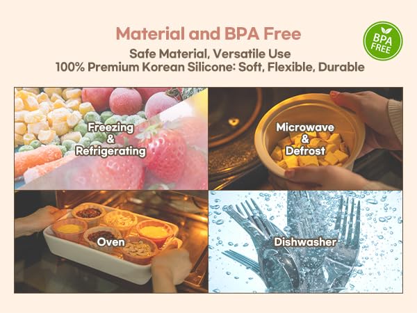 Microwave Silicone Steamer for Baby Food (Terracotta Rose / 27.1oz (800ml))