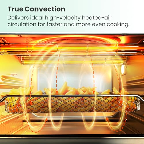 Retro 26.3 QT Infrared Heating Air Fryer Toaster Oven (Green Color)