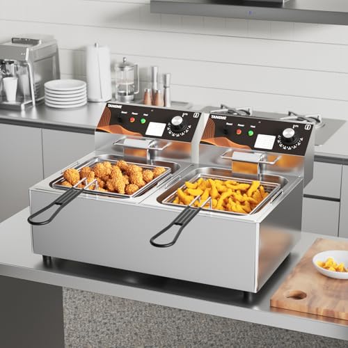 Commercial Electric Deep Fryer (20.7qT)