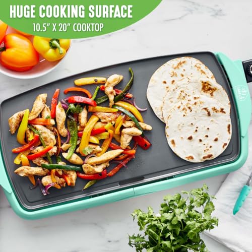 20" Extra Large Electric Griddle (Turquoise)
