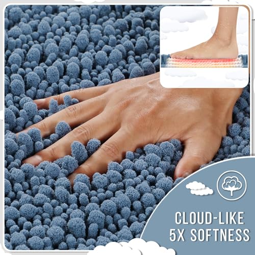 Large Bathroom Rugs Non Slip Washable 36x24 Inch (6.0333 Sq Ft)