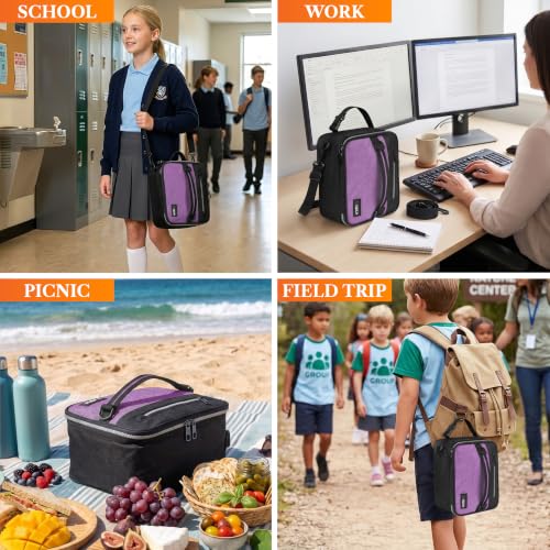 Insulated Lunch Bag for Men Women Kids