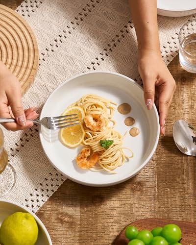 Milkyway 33 oz Pasta Bowls Set of 6 (White / Set of 6)