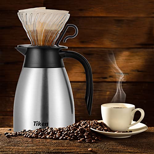 34 Oz Thermal Coffee Carafe (Silver / 34 Ounces)