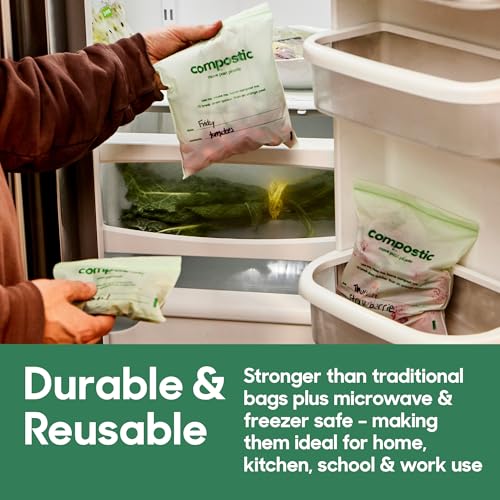 Compostable XL Sandwich Bags (60 Count / Sandwich)