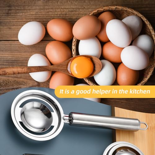2PCS Egg Separator for Raw Eggs Eggs Yolk White Separation Tool