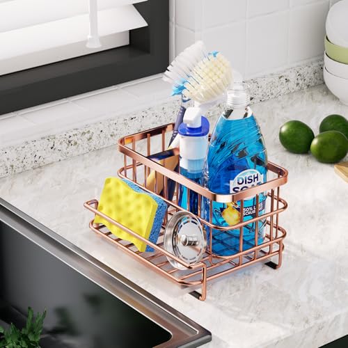 Multifunctional Kitchen Sink Organizer (Rose Gold)