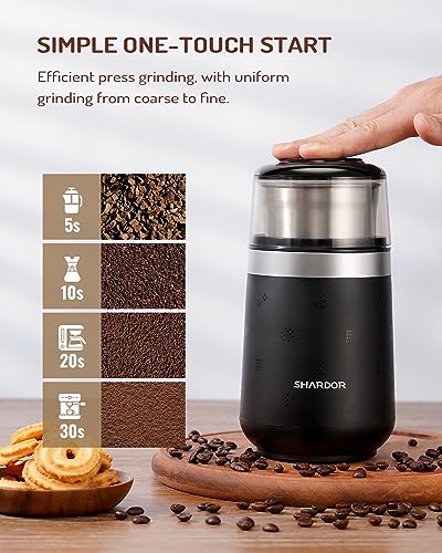 Super Silent Coffee Grinder (Gray / 1 Bowl)