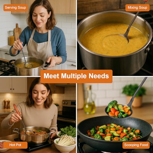 Soup Ladle Food Grade 304 Stainless Steel Ladle