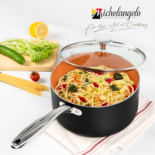 4 Quart Saucepan with Lid (4 Quarts)