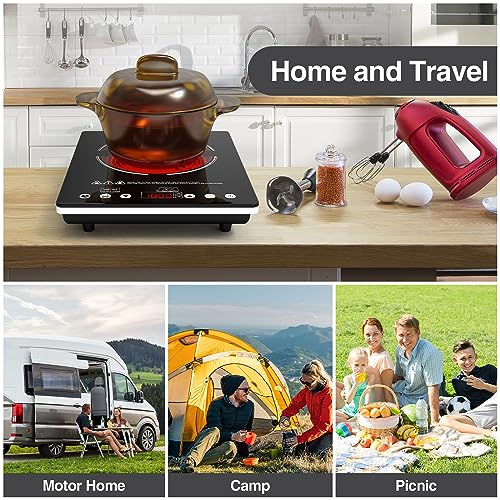 Single Burner Electric Cooktop 1800W