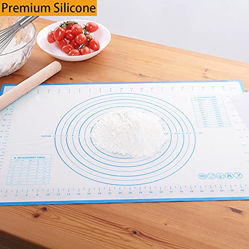 Silicone Baking Mat (Blue / 20"L x 16"W)