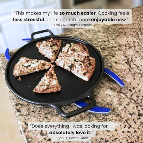 Pot Lid Holder While Cooking (Royal Blue)