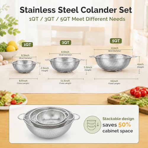 Colander Set of 3