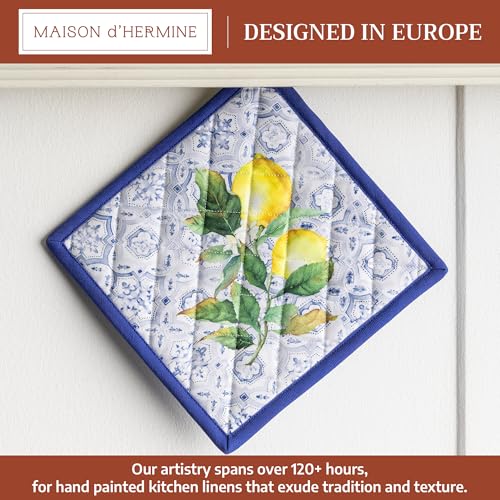 Pot Holders 100% Cotton Potholders (030 - Citrus / 8" x 8" (Pot Holder Pack of 1))