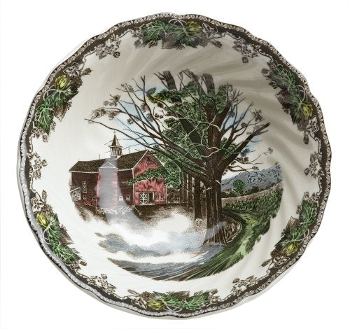 Friendly Village 8.25" Vegetable Bowl (OPEN VEGETABLE BOWL ROUND)