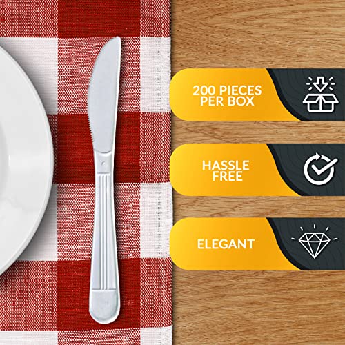 Heavy Weight Disposable Plastic Knives (Knives)