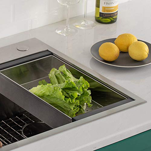 Stainless Steel 16.75 in Workstation Sink Colander CS