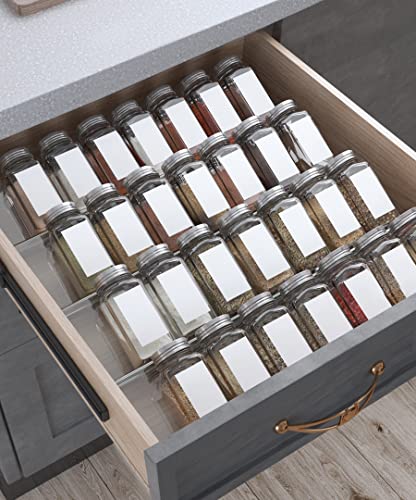 4 Pack Spice Drawer Organizer (Large-4Pcs)