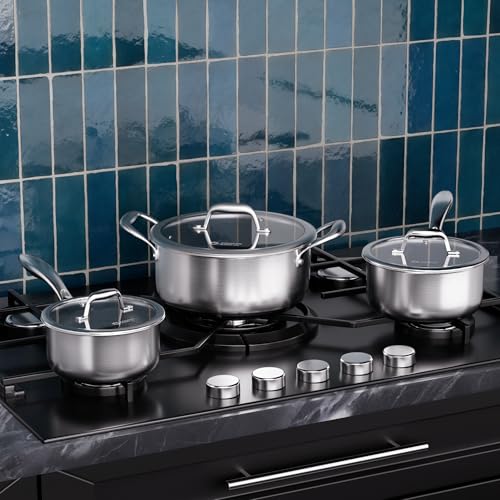 Hybrid Stainless Steel Pot Set