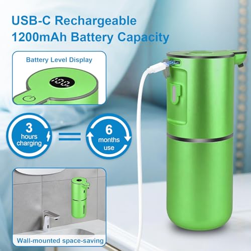 Automatic Liquid Soap Dispenser Touchless (Green / Liquid)