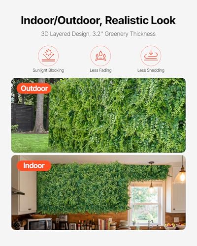 Artificial Plant Wall (Ferns / 20*20IN 12P)