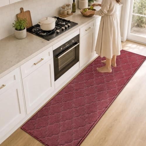 Kitchen Runner Rugs Non (Red / 24"X 72")