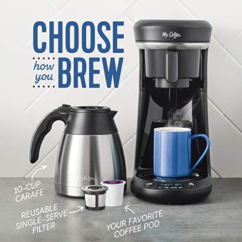 Coffee Maker Programmable Coffee Machine for Single Serve or Carafe Coffee