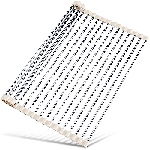 Roll Up Dish Drying Rack Over Sink
