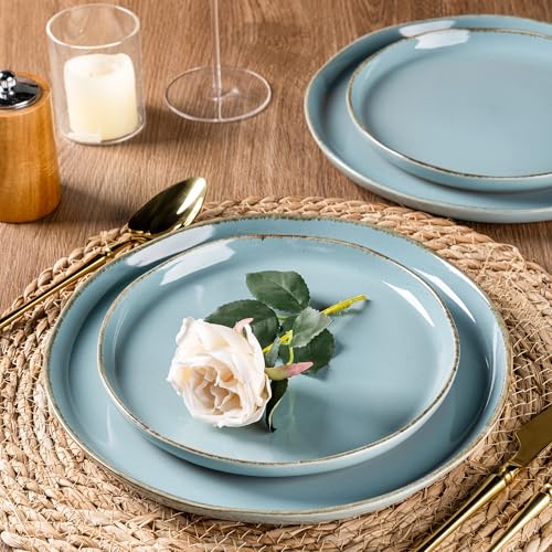 Dinnerware Sets for 4 (Stone Blue / Service For 4(12Pcs))