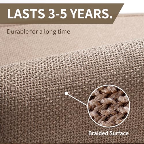 Kitchen Rugs Kitchen Mats for Floor Non Slip Washable Brown 17"x30" (3.557 Sq Ft)