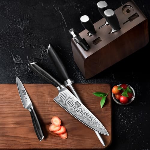 8 Pieces Knife Set with Magnetic Block (8 Pieces Knife Set)