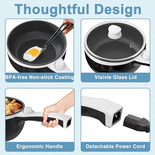 Hot Pot Electric (1.5 L (Without Steamer) / Black)