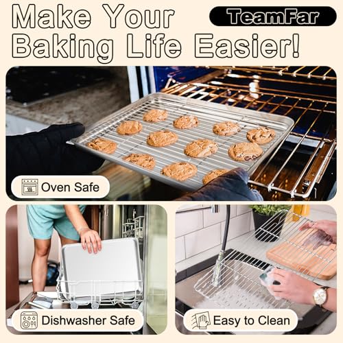 Baking Sheet with Rack Set (20" & 16" & 12.5")