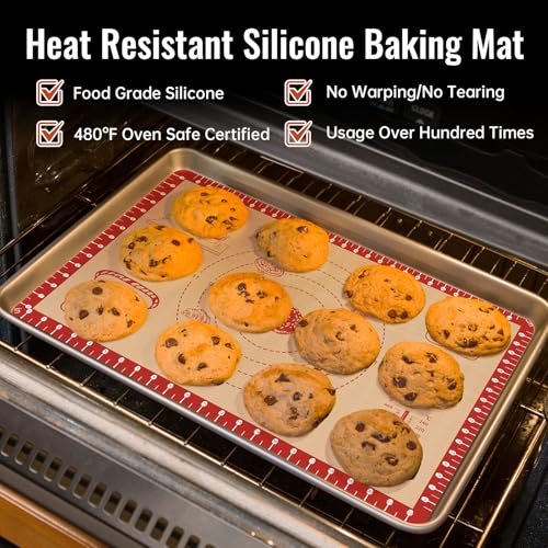 Silicone Baking Mat with 10 Recipes