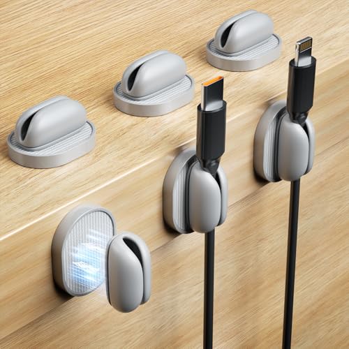 6 Pack Magnetic Cable Clips (6 .)