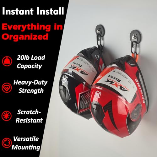 Upgraded Magnetic Hooks Heavy Duty (Updated 2.6in Magnet J Black Hooks 2PCS)