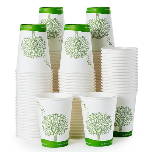 240 Count 12 oz Compostable Paper Cup (240Pack 12oz PLA Cups)
