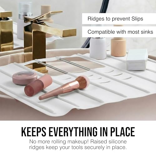 Travel Size Bathroom Sink Cover for Counter Space