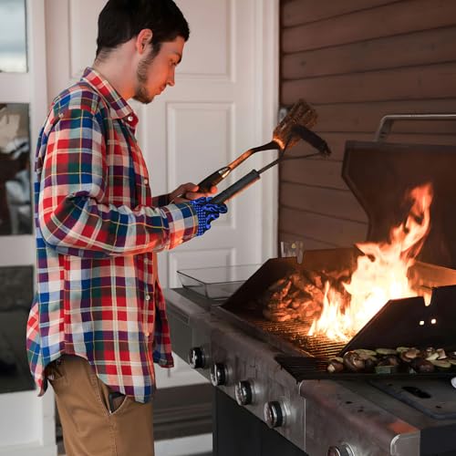 1 Pair Grill Oven Mitts (2 Count)