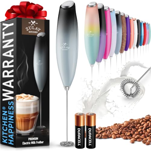 Zulay Powerful Milk Frother for Coffee with Upgraded Titanium Motor (Storm / OG Frother)