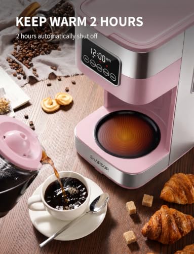 10 Cup Programmable Coffee Maker (Pink)