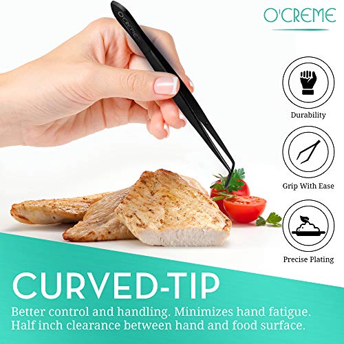 Curved Tweezers 6.25 Inch Fine