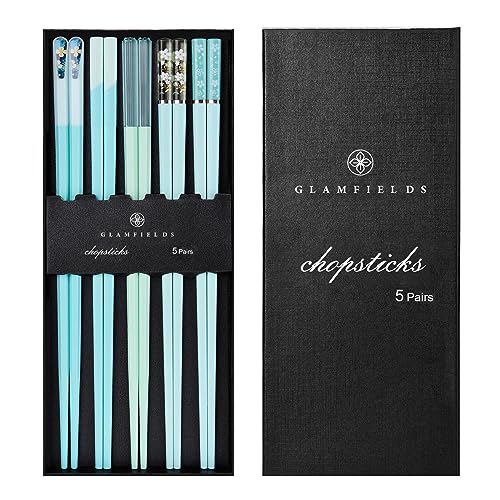 Chopsticks Reusable Dishwasher Safe (Light Blue)