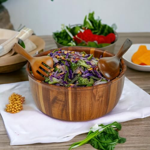 Extra Large Wooden Salad Bowl