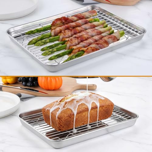 Baking Sheet with Wire Rack Set (16+12+10+9)