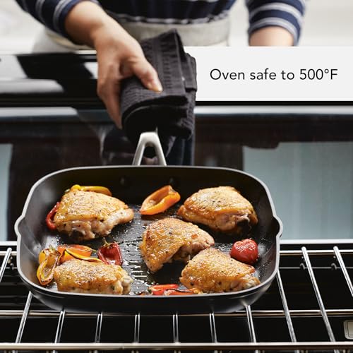 Hard Anodized Induction Nonstick Stovetop Grill Pan (Grill Pan (11.25"))
