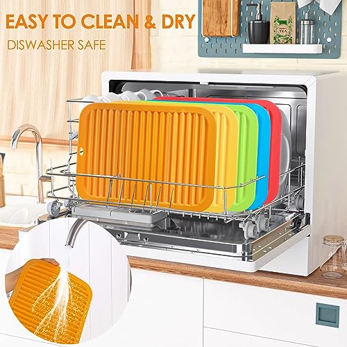 5 Pack Silicone Trivets for Hot Pots and Pans